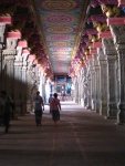 A corridor in the temple