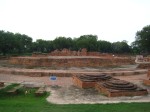 What remains of Sarnath, where Buddha first taught.